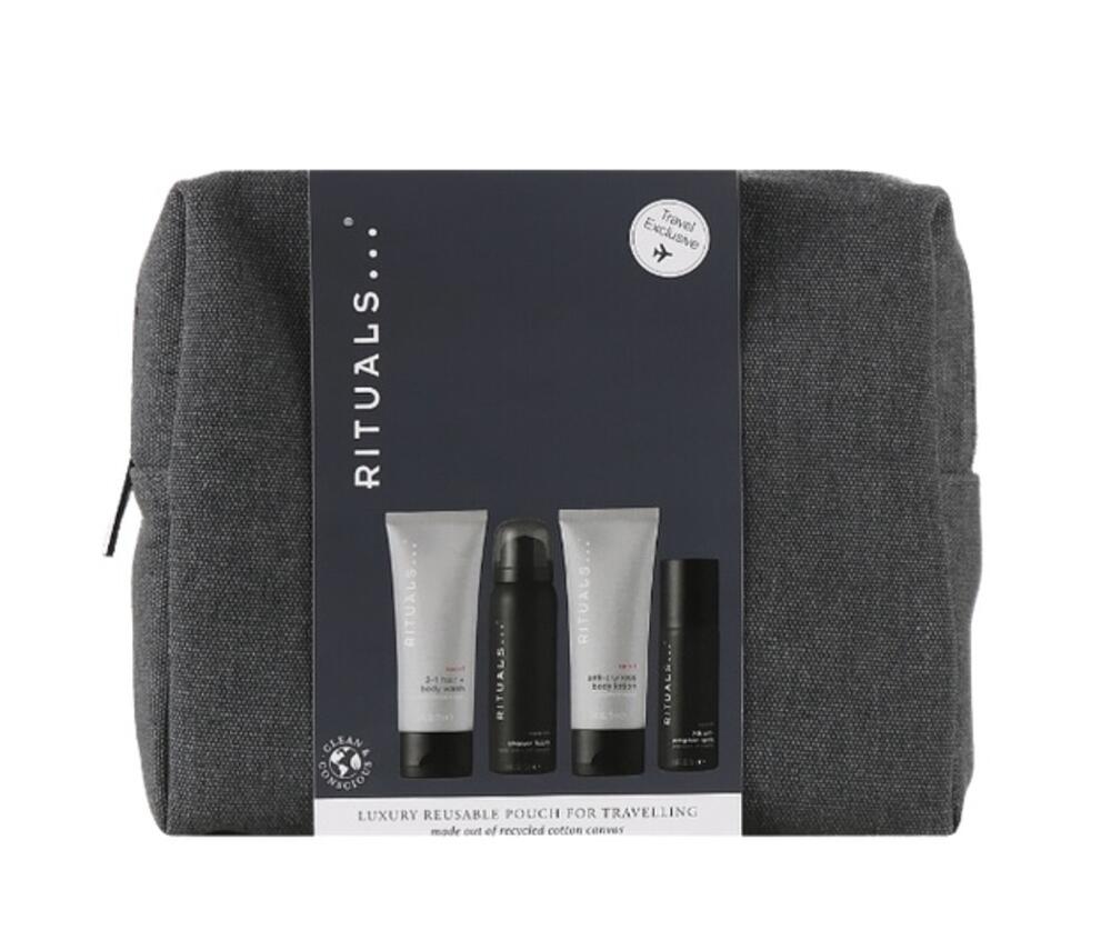 Чоловічий подарунковий набір з косметичкою THE RITUAL OF HOMME Care Set 