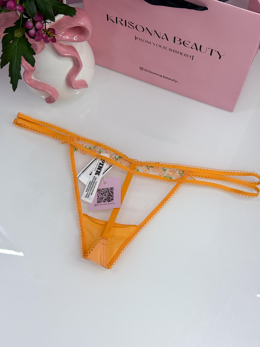Трусики wink Strappy V-string розмір s vitamin C 