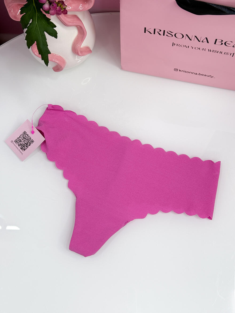 No-Show Thong Panty розмір S фуксія 