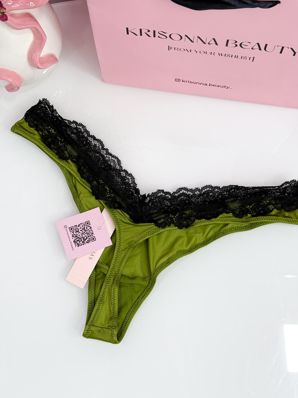 Lace-Trim High-Leg Thong Panty розмір S Perfect Pear (31K7)