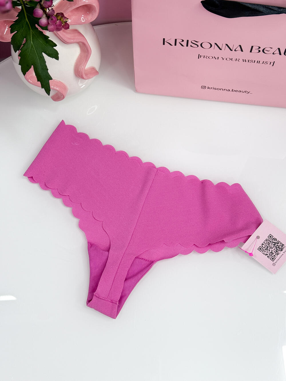 No-Show Thong Panty розмір S фуксія 