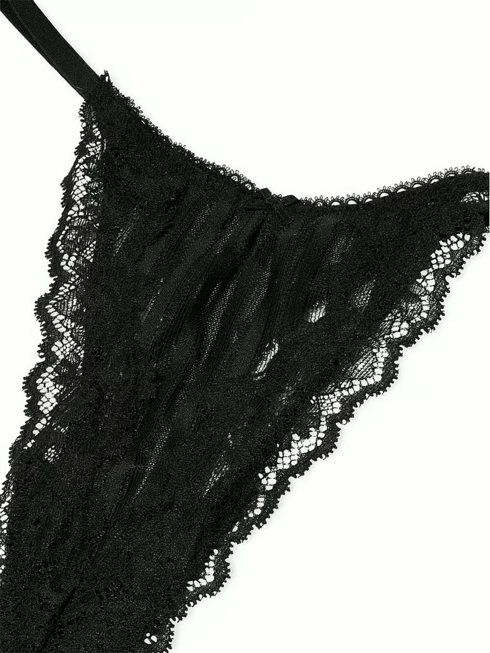 Lacie Sheer Heritage String Thong Panty розмір L Black