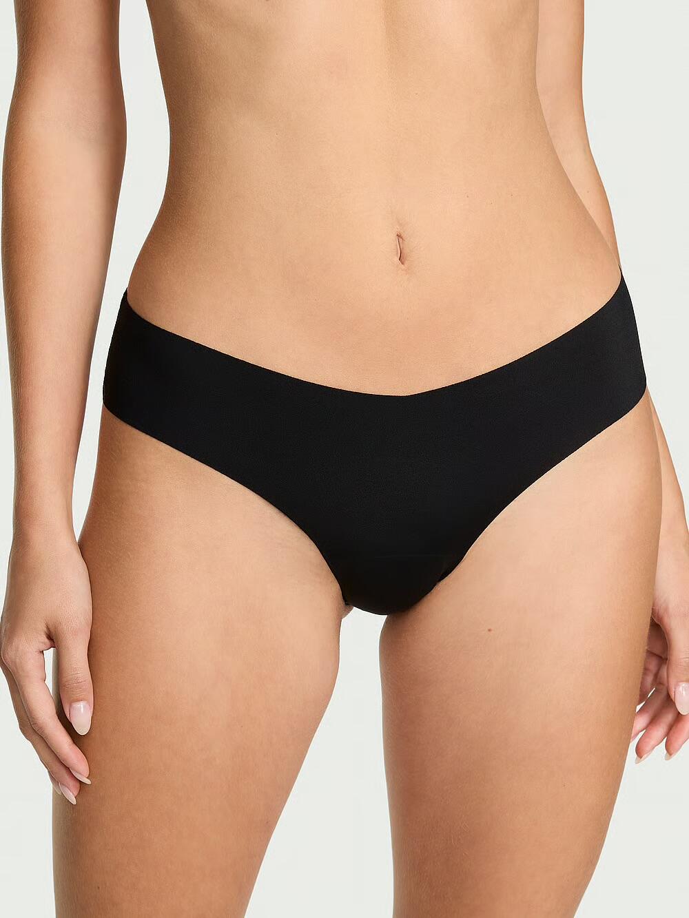 No-Show Strappy Thong Panty розмір S Black 