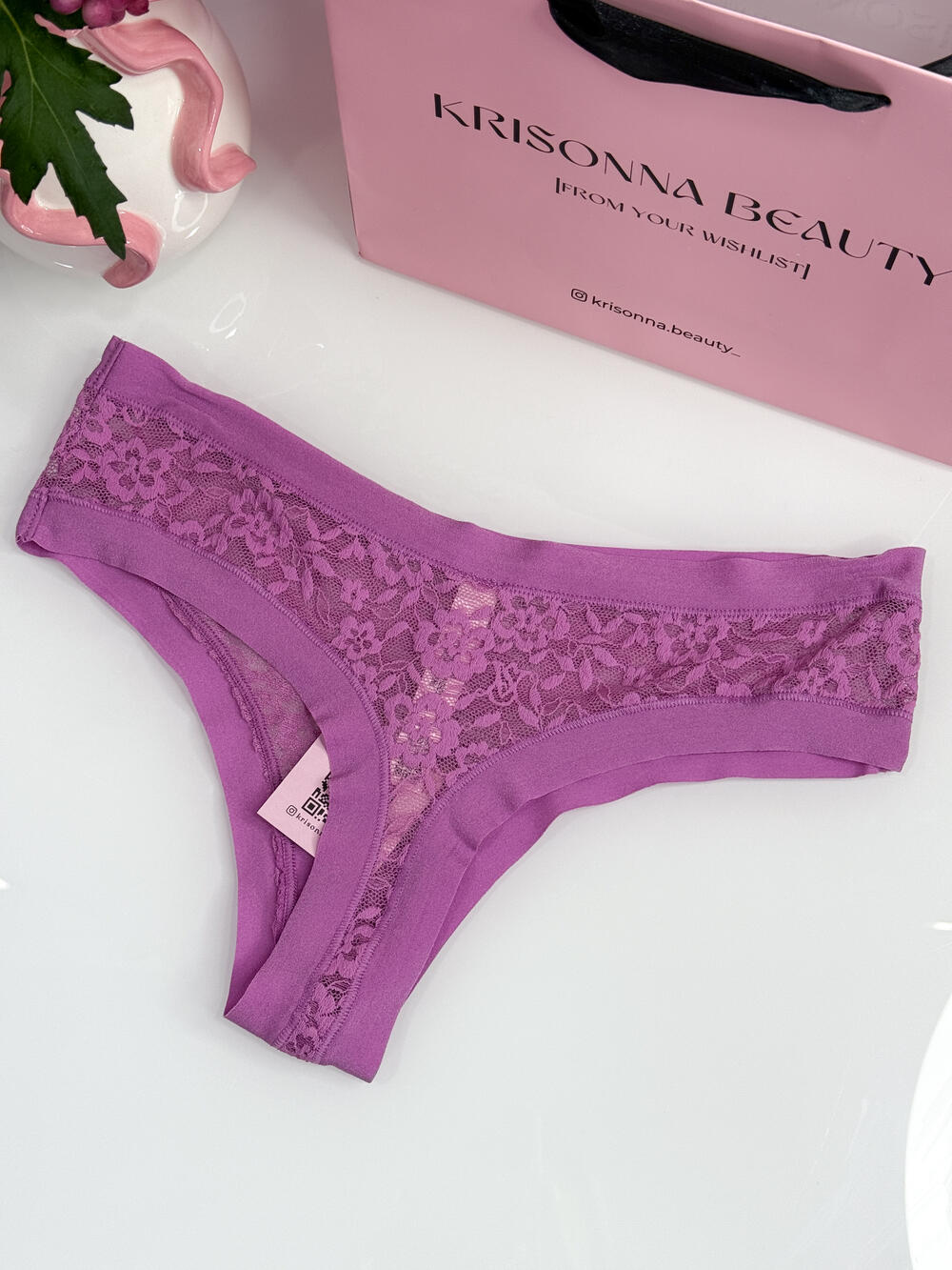 No-show Lacie thong panty розмір S рожеві 