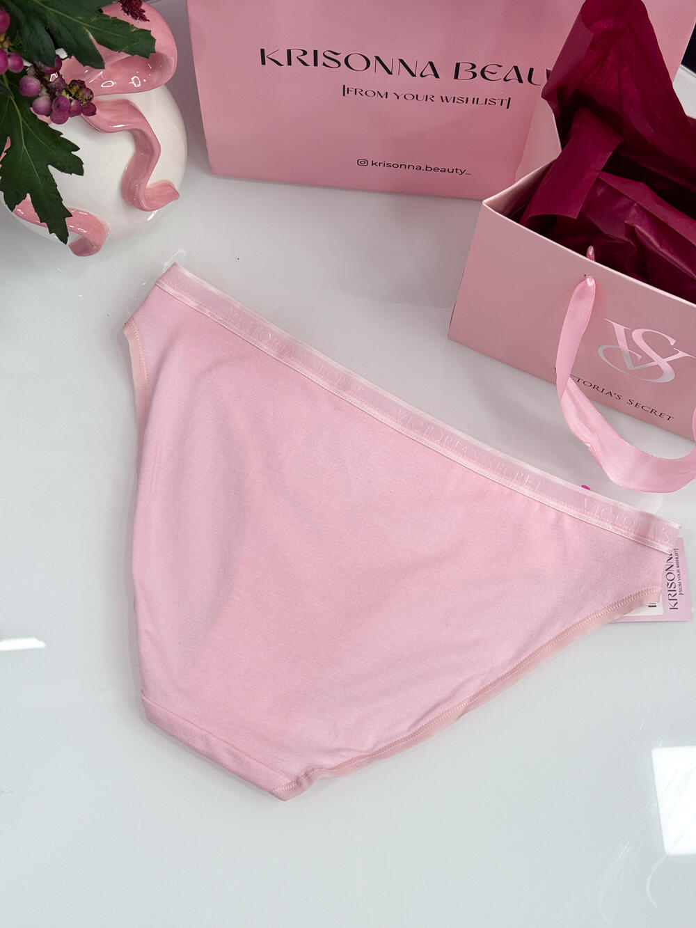 Stretch Cotton Bikini Panty розмір S ніжно-рожеві 