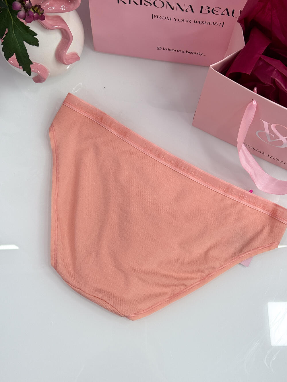 Stretch Cotton Bikini Panty розмір S персикові 