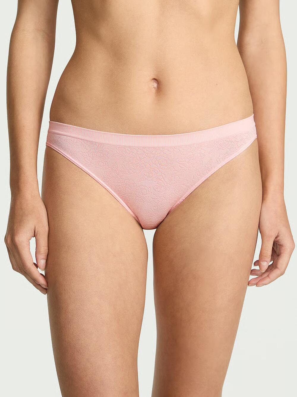 Seamless Bikini Panty розмір S Angel Pink Sketch Floral (7BD5) 