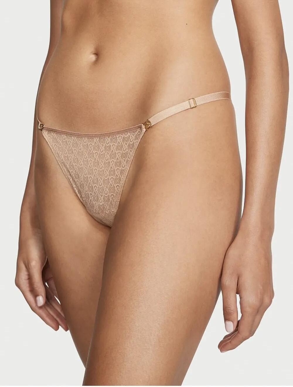 Icon Lace Adjustable Thong Panty розмір М Praline (65H8) 