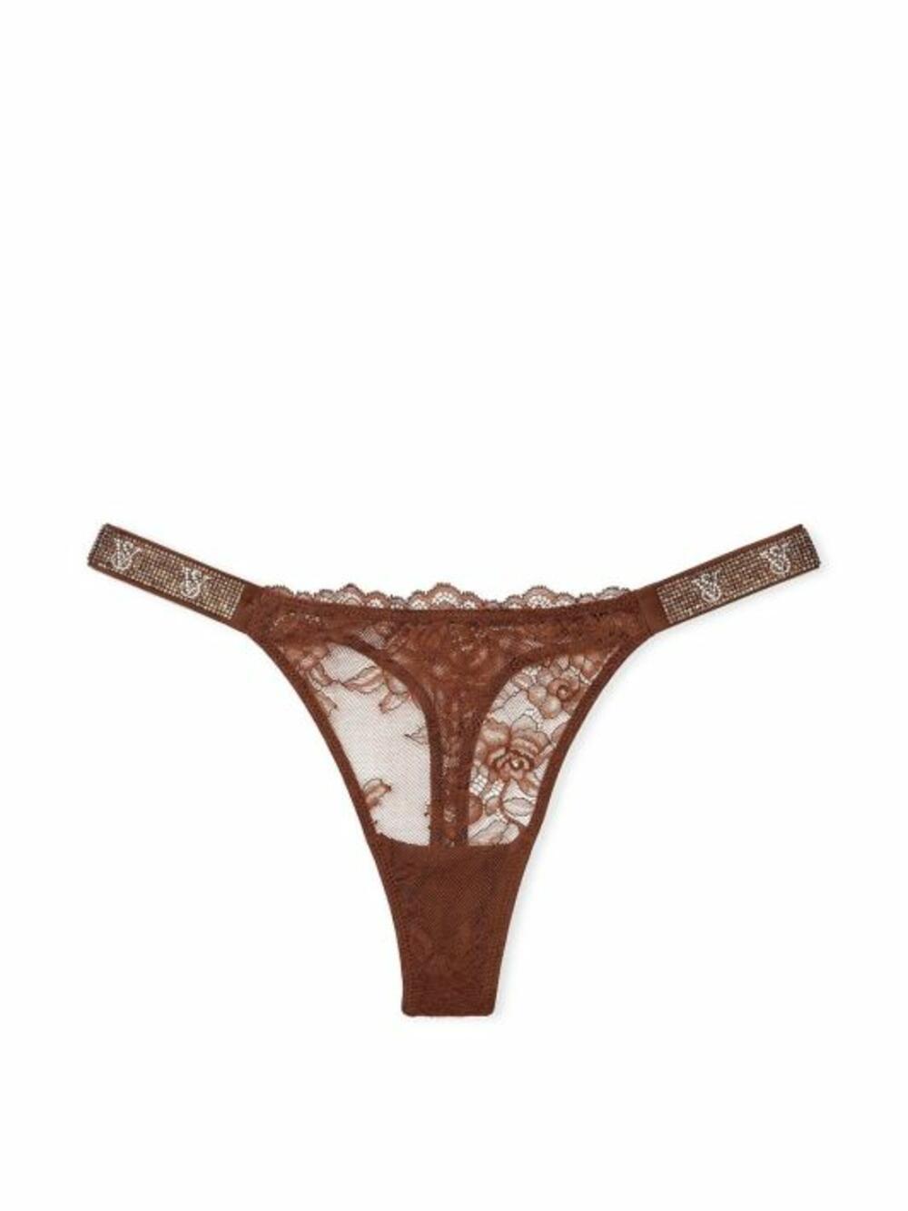 Shine Strap Lace Thong Panty розмір М  (4SLU) 