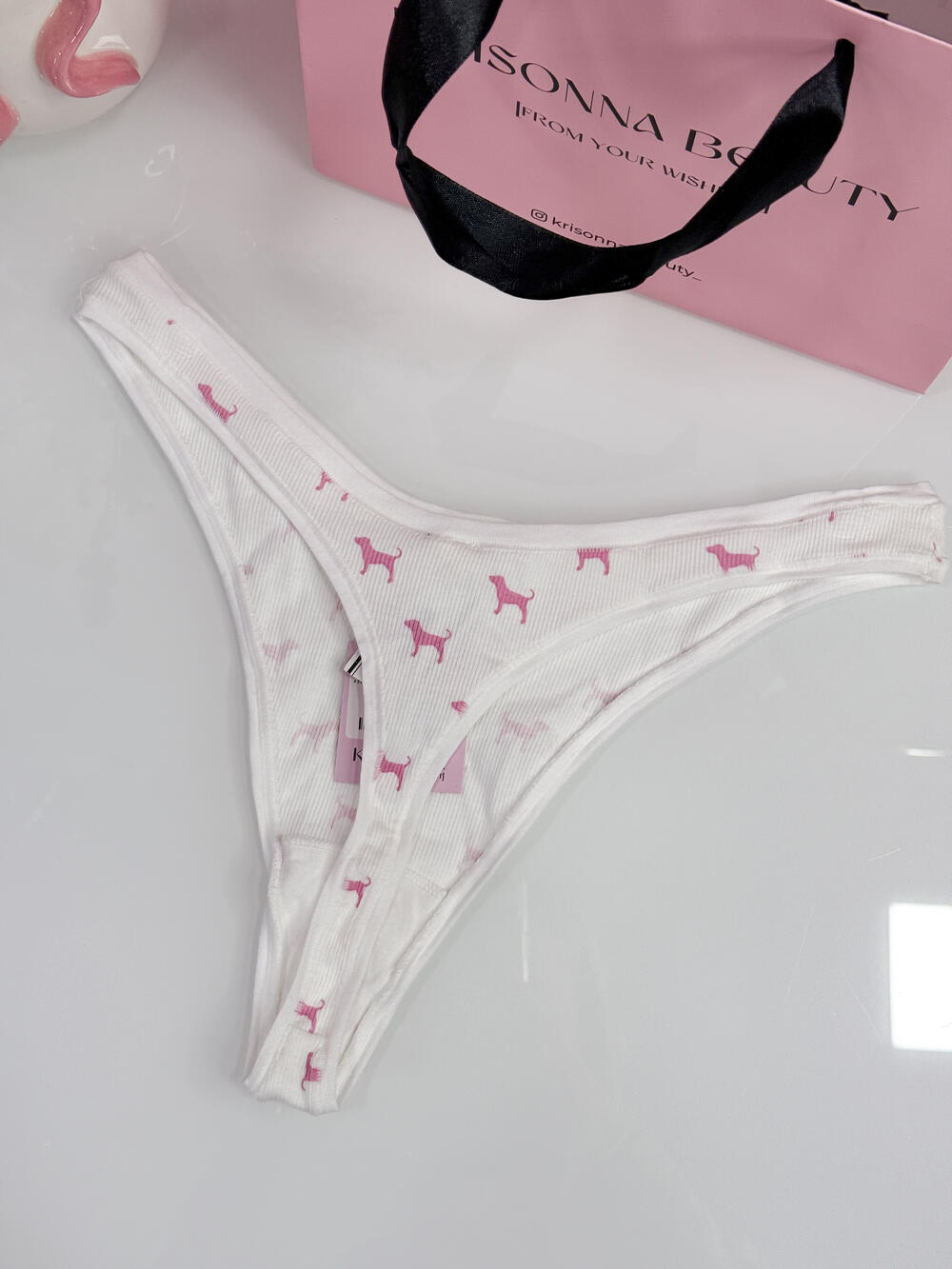 Cotton High-Leg Thong Panty розмір М (7B9B) 