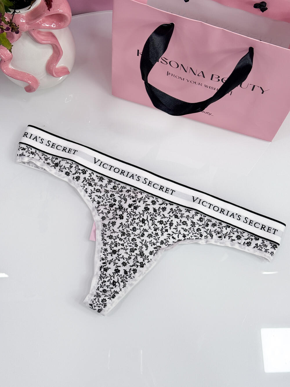 Logo Cotton Thong Panty розмір М Heather Grey (1NG0)