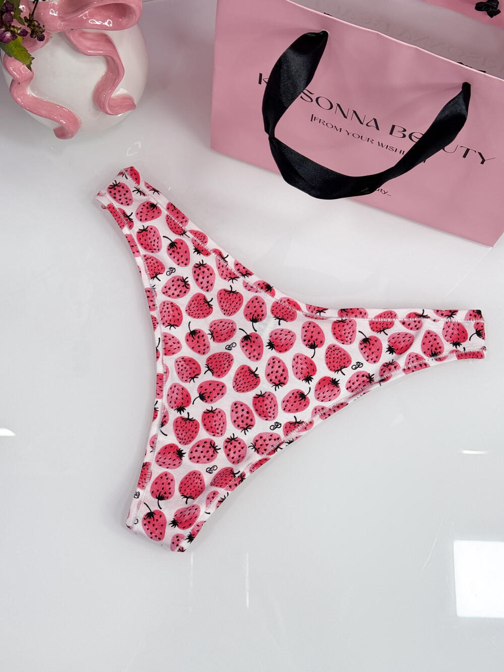 Cotton High-Leg Thong Panty розмір М  (71MK) 