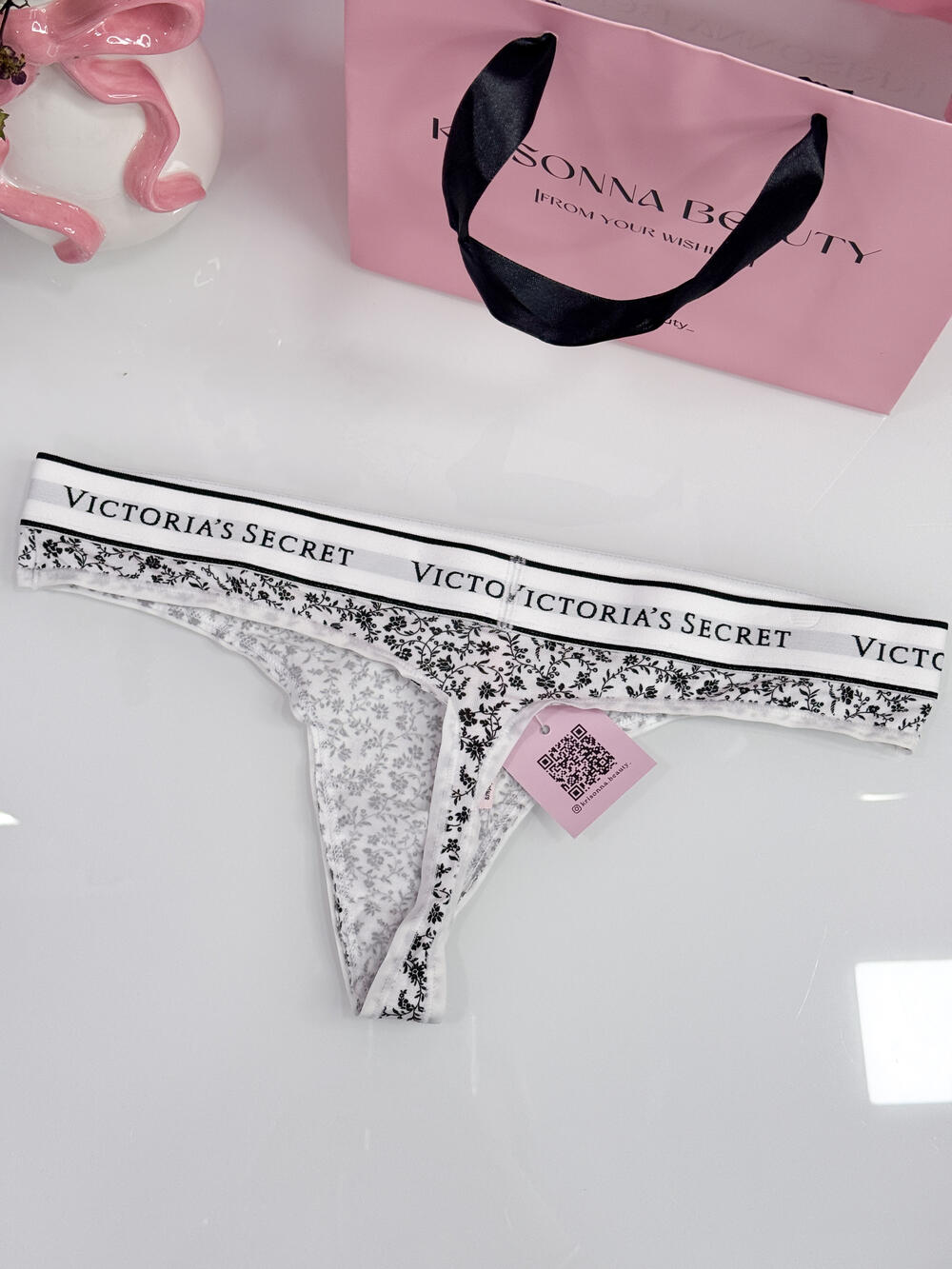 Logo Cotton Thong Panty розмір М Heather Grey (1NG0)