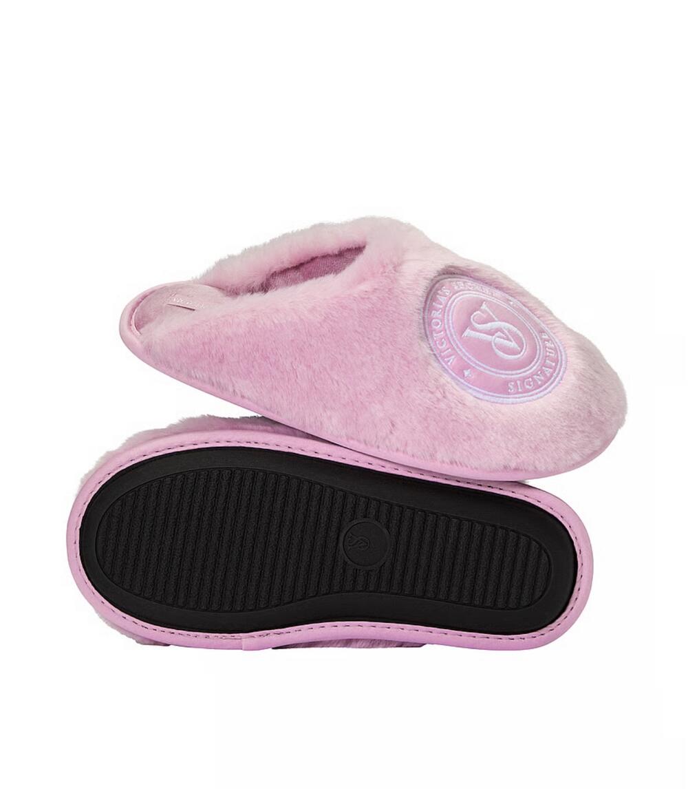 Капці Closed-Toe Faux Fur розмір M Violet Pearl