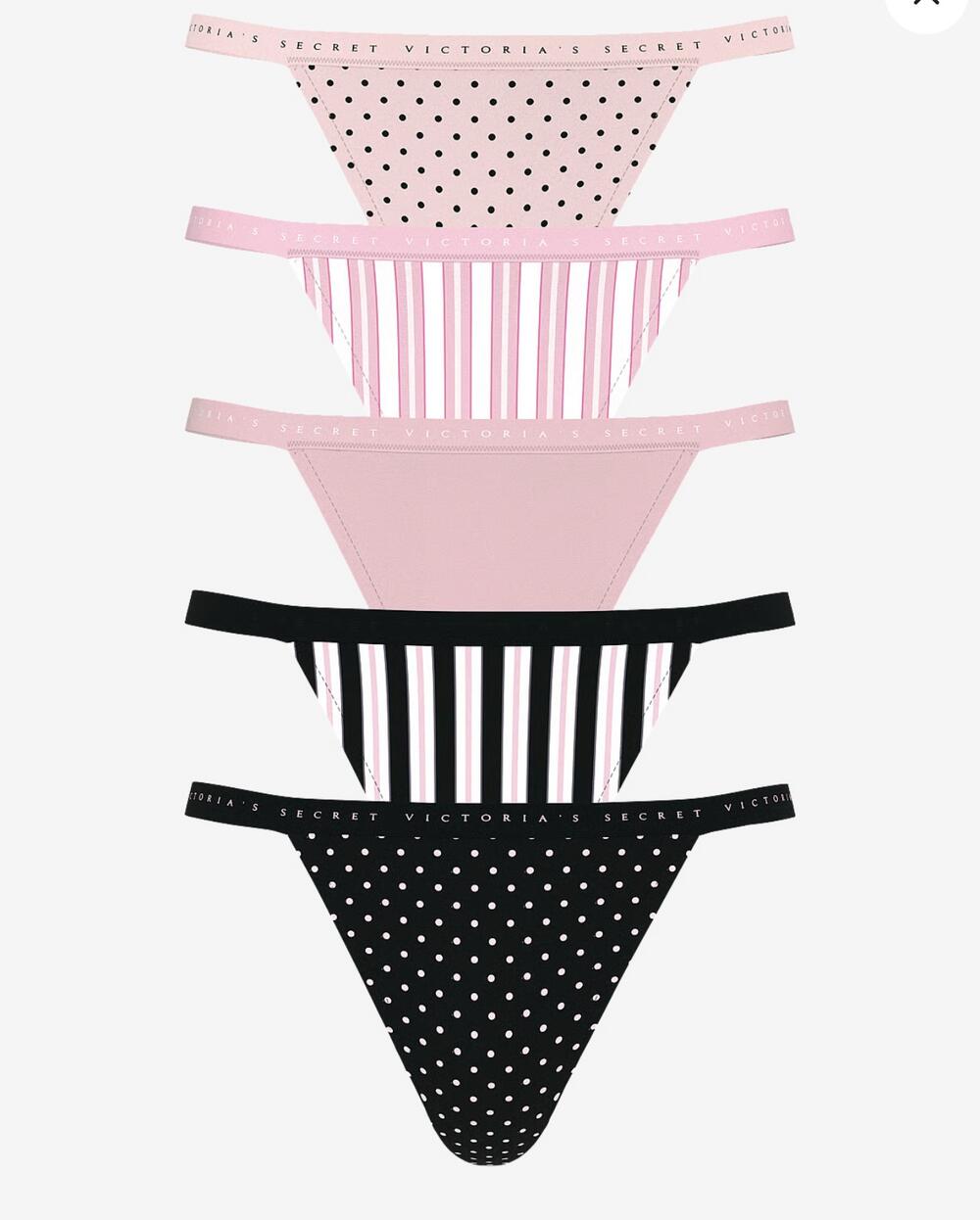 5-Pack Stretch Cotton V-String Panties розмір М 