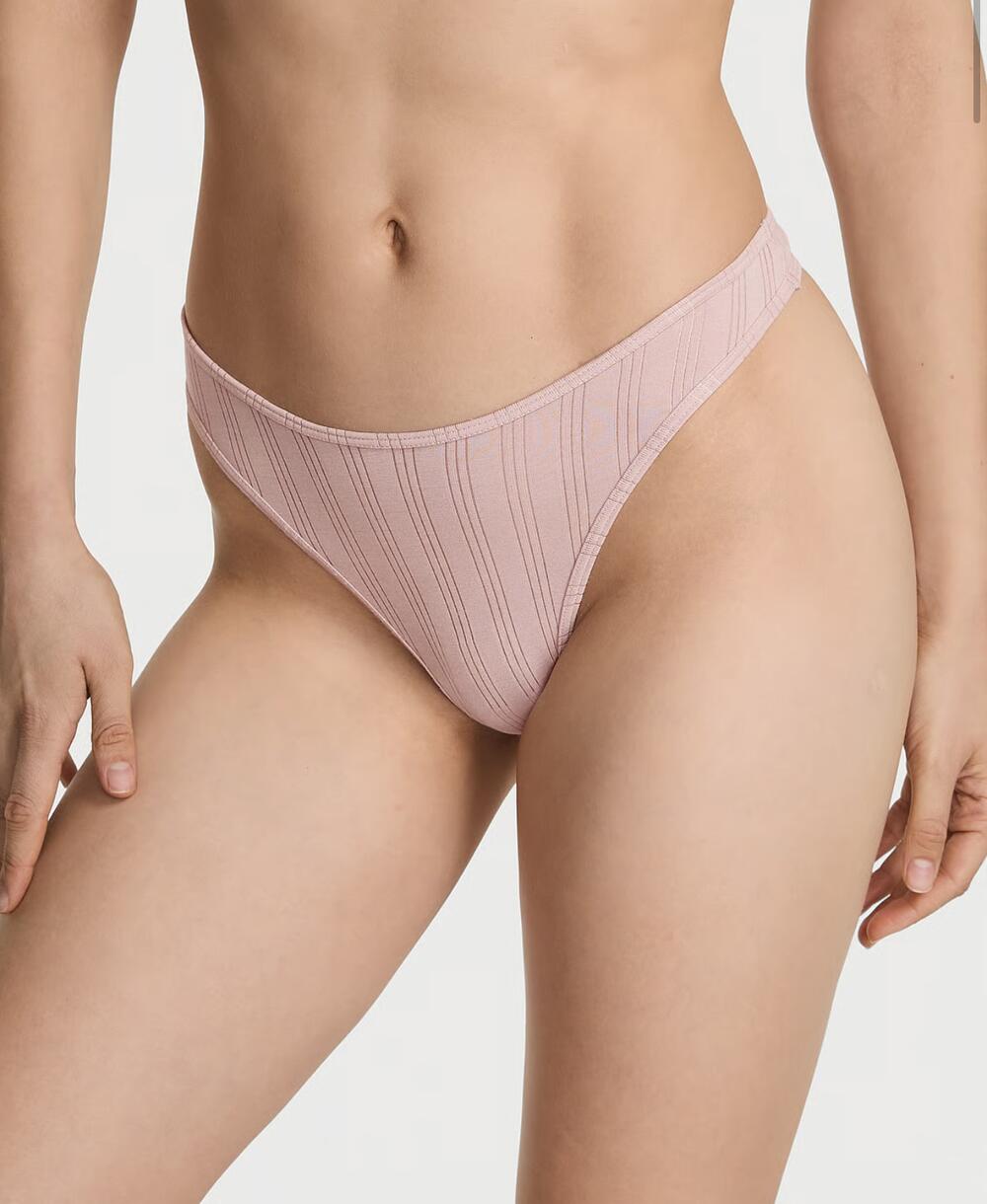 Трусики Ultra-Fine Modal High-Leg Scoop Thong розмір М bare pink 
