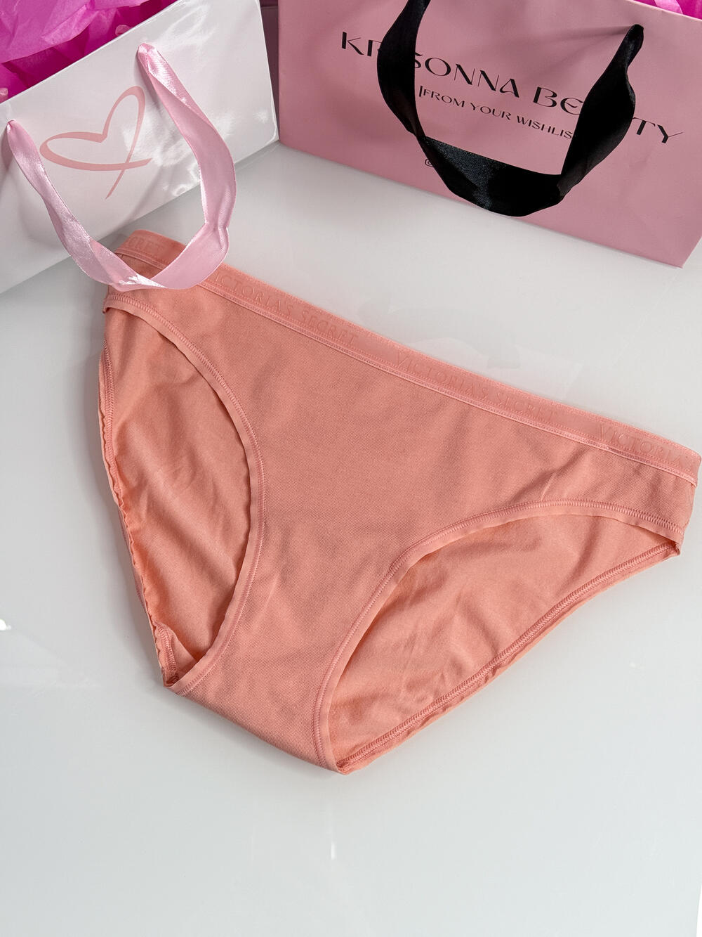 Stretch Cotton Bikini Panty розмір М персикові 