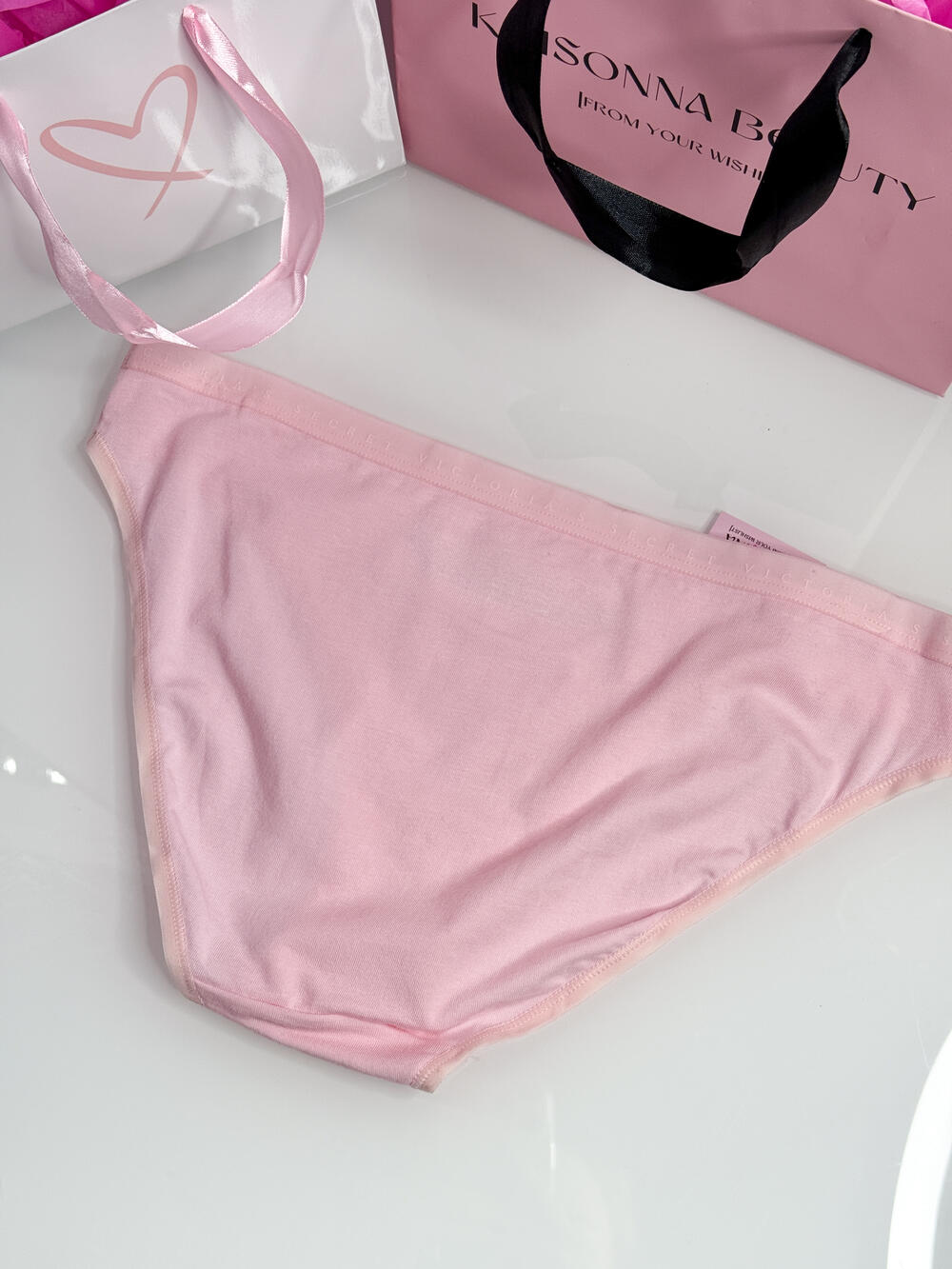 Stretch Cotton Bikini Panty розмір М ніжно-рожеві Bombshell