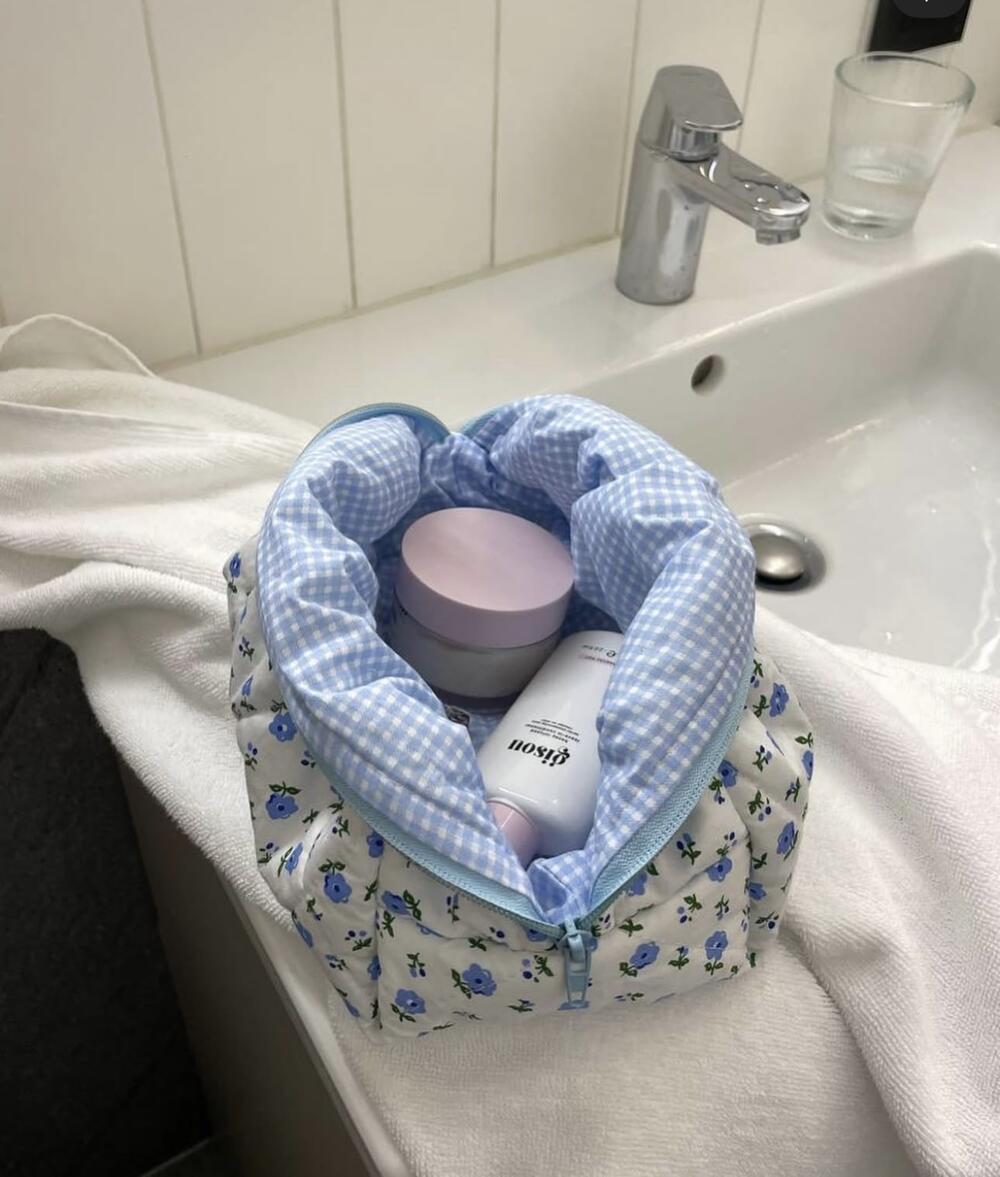 Косметичка з синіми квітками, medium 