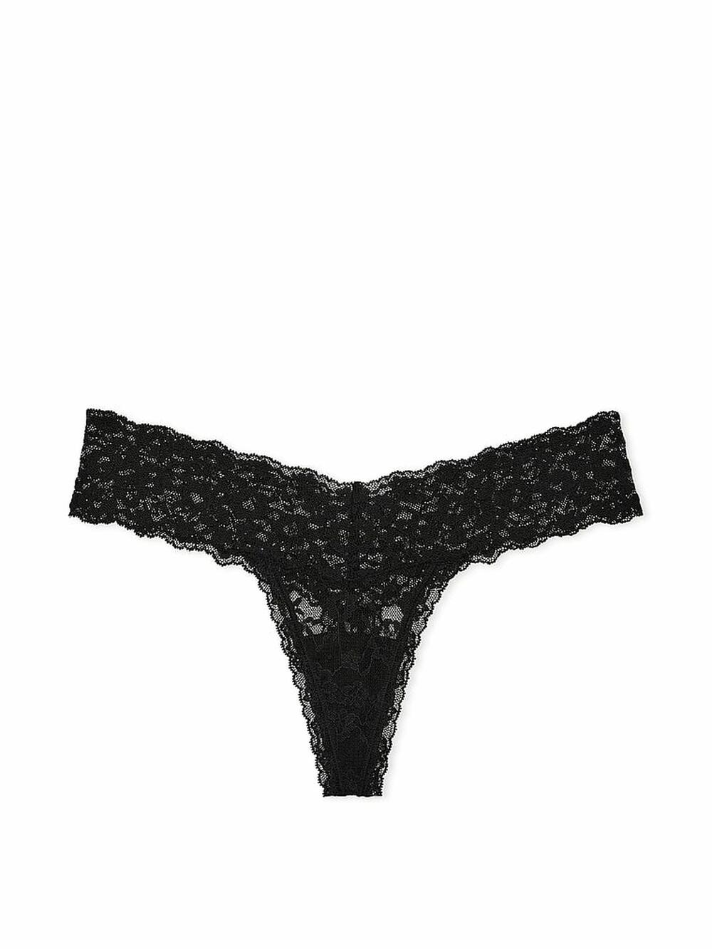 Lace Thong Panty розмір М Black (54A2) 