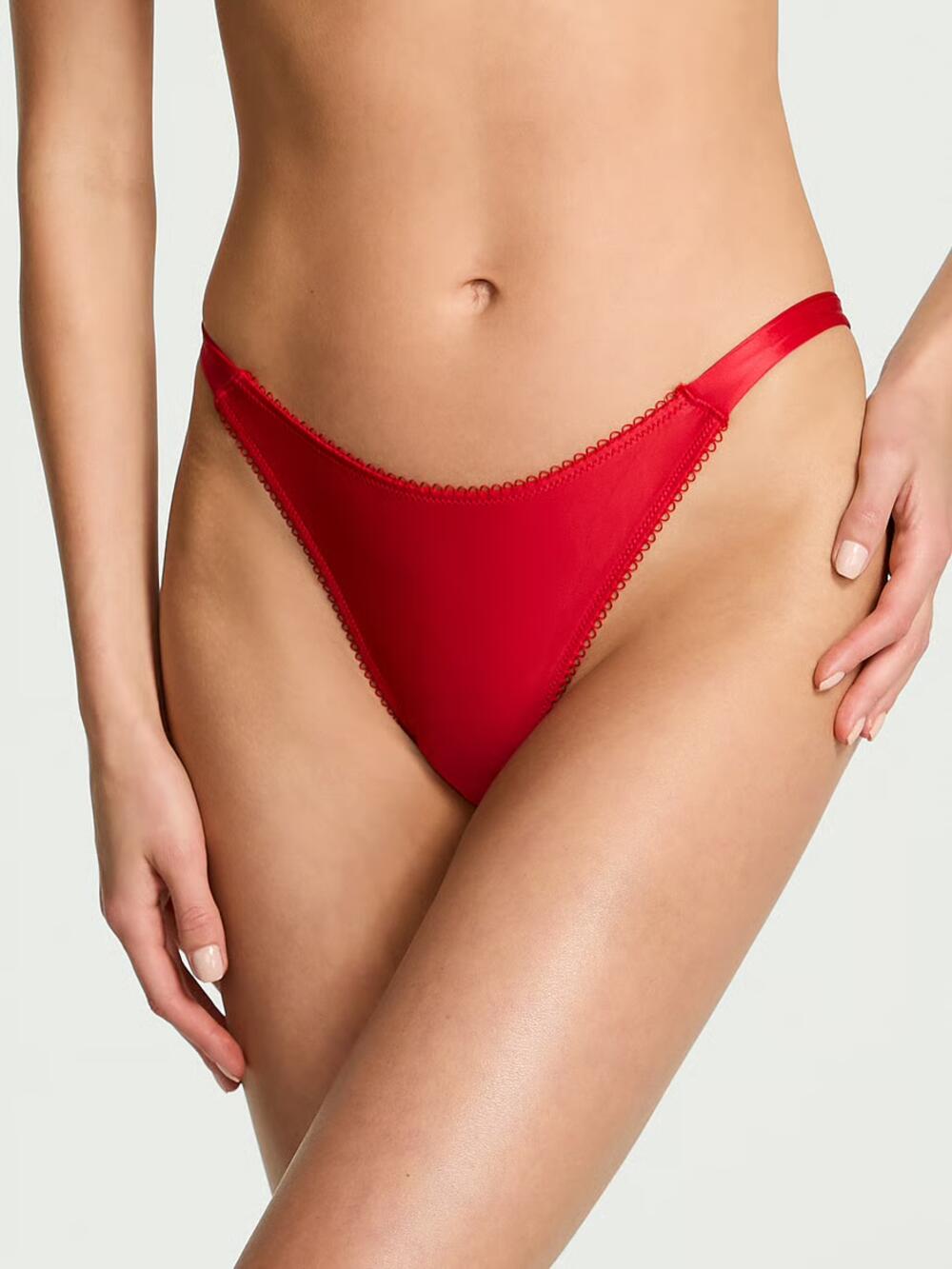 Pom Pom Bow Brazilian Panty розмір S Bright Vermillion (92Q4) 