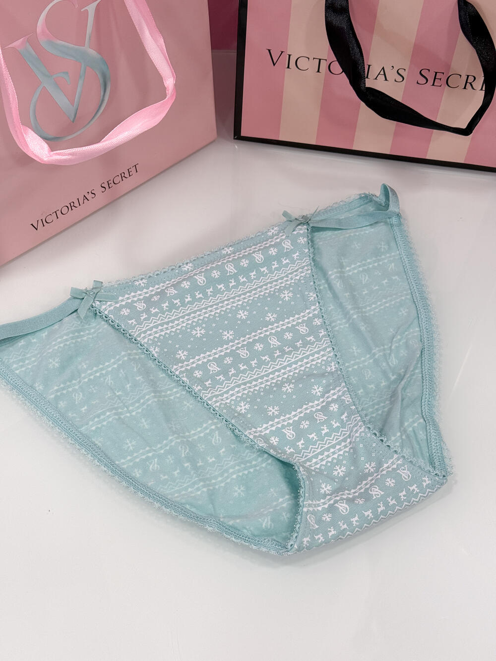 Stretch Cotton Bikini Panty розмір S бірюзові 